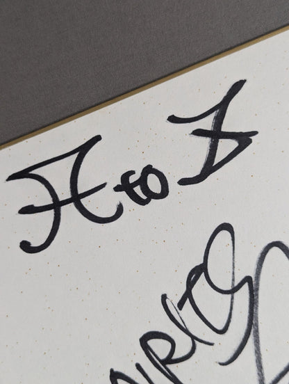 西尾美香(ブロマイド貼付)