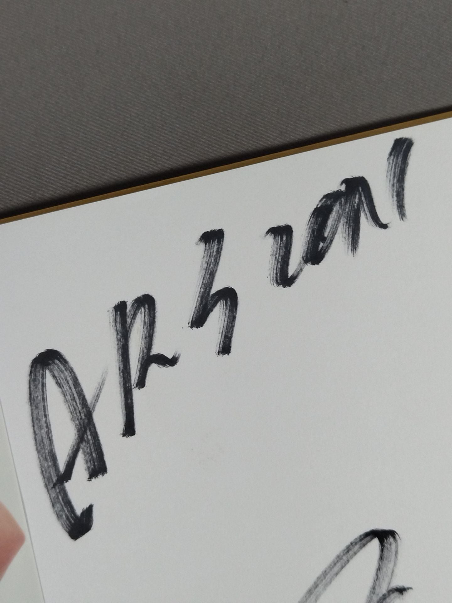 藤田愛(ブロマイド貼付)