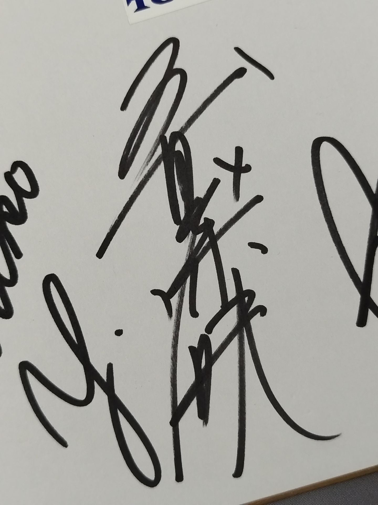 ★ARS 2002 TOURNAMENT★ 出場8選手 寄せ書き