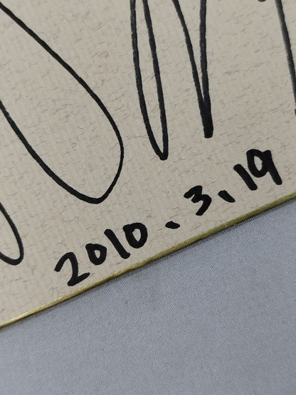 ★ジャングルジャック21 自主興行 秘境探検★ 5選手 寄せ書き(ブロマイド貼付)