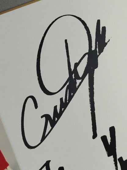 クラッシュギャルズ プリントサイン(ブロマイド貼付)