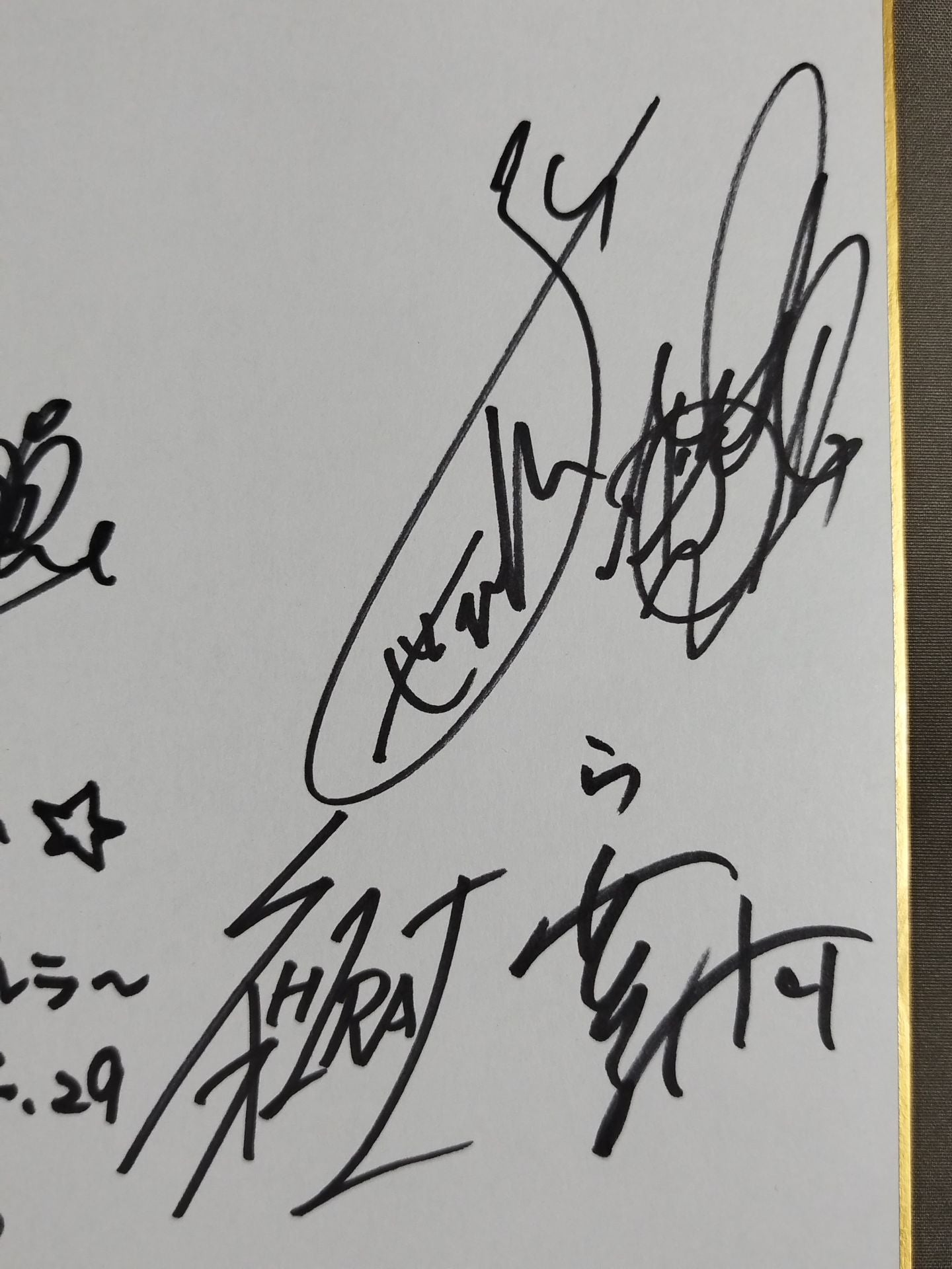 ★スターダム～両国シンデレラ～★ 出場17選手 寄せ書き