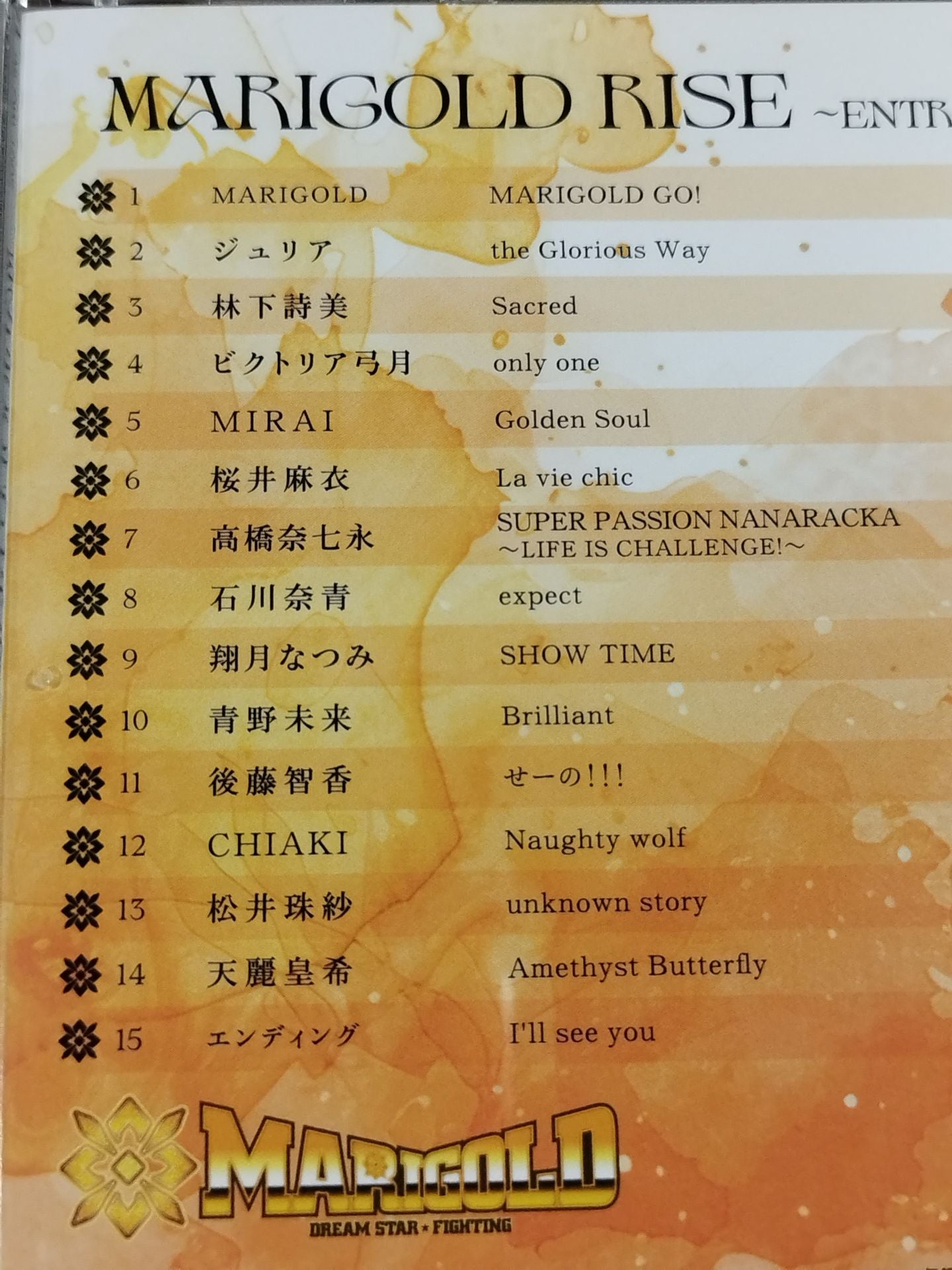 MARIGOLD RISE ～ENTRANCE MUSIC～