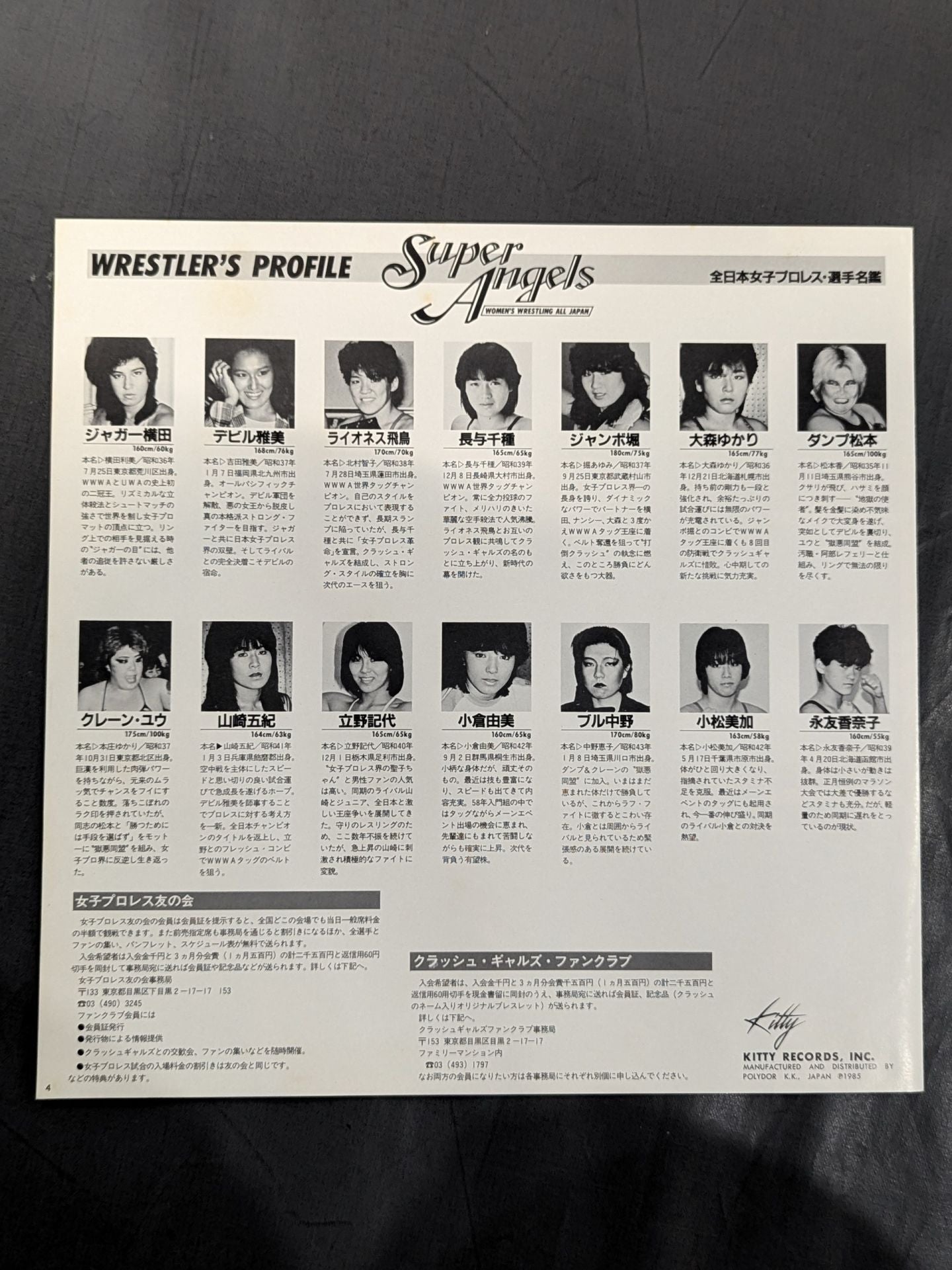 スーパー・エンジェルズ / 全日本女子プロレステーマ曲集
