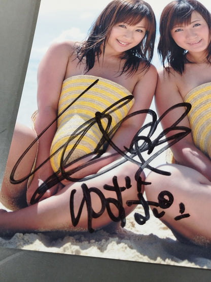 【Yuzuki Aikawa  hand signed autograph 】GODDESSES BY gun photo  collection