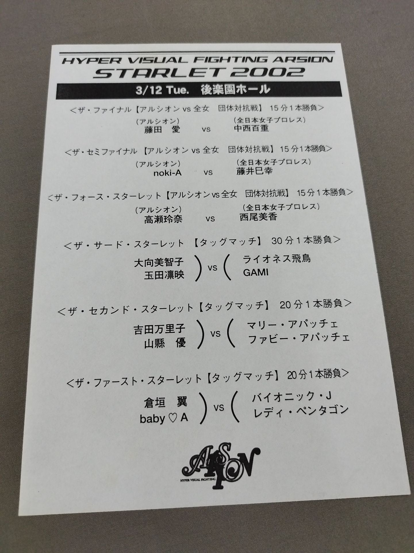 ARSION  Official Guidebook Vol.25