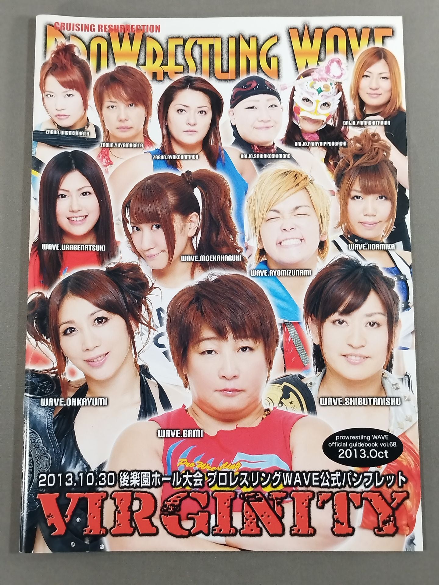 Pro-wrestling  WAVE Official Brochure vol.68