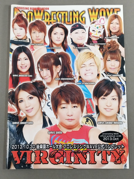 Pro-wrestling  WAVE Official Brochure vol.68