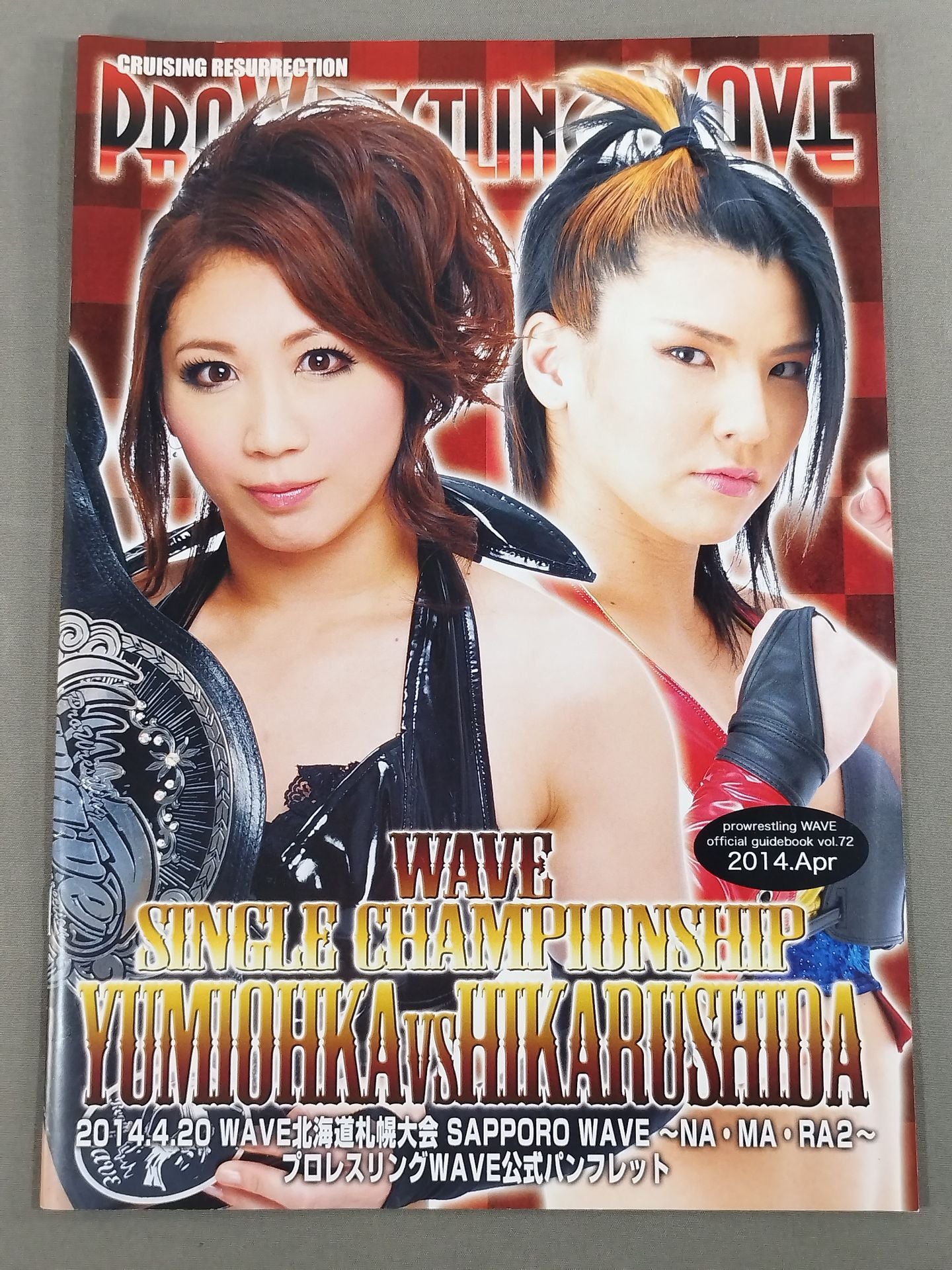 Pro-wrestling  WAVE Official Brochure vol.72