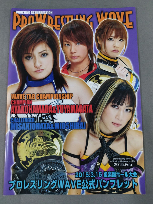 Pro-wrestling  WAVE Official Brochure vol.79