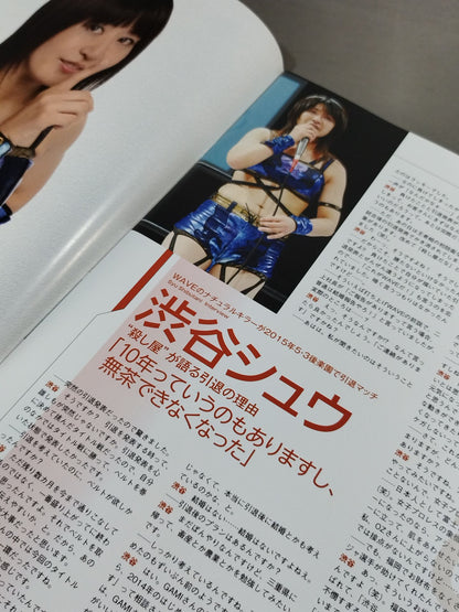 Pro-wrestling  WAVE Official Brochure vol.77