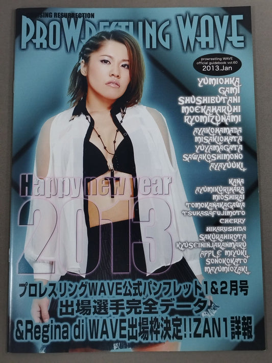 Pro-wrestling  WAVE Official Brochure vol.60