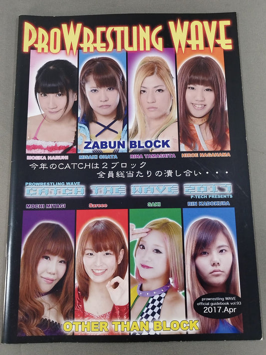Pro-wrestling  WAVE Official Brochure vol.93