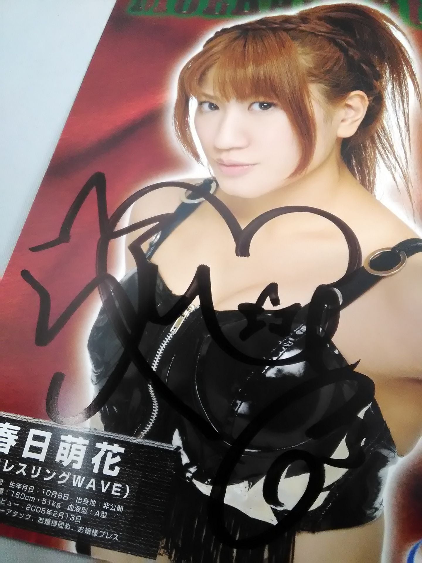 5選手直筆サイン入り】プロレスリングWAVE 公式パンフレット vol