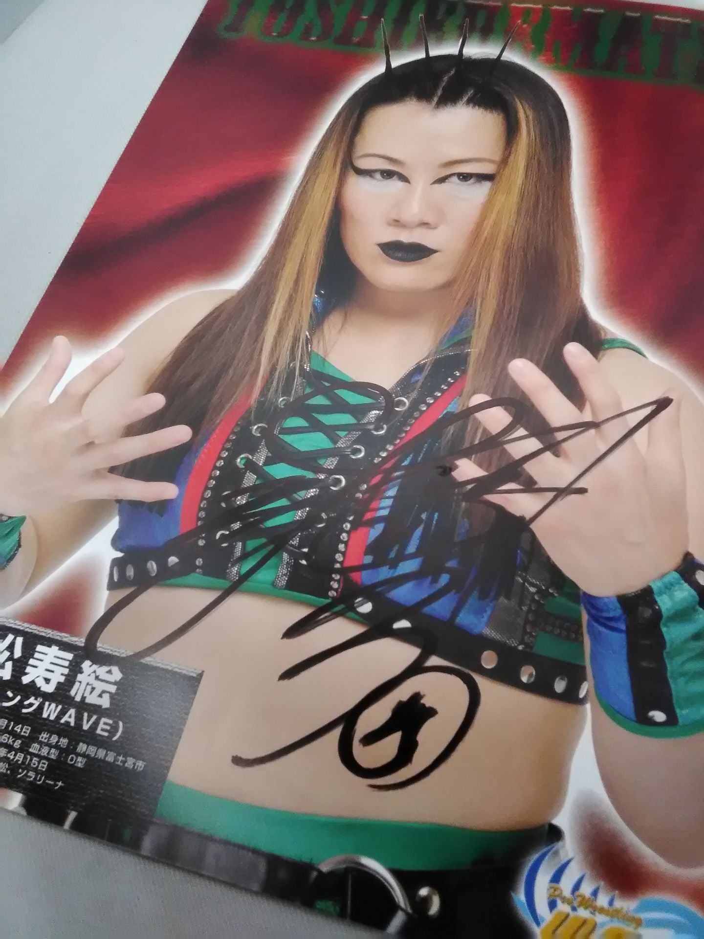 5選手直筆サイン入り】プロレスリングWAVE 公式パンフレット vol