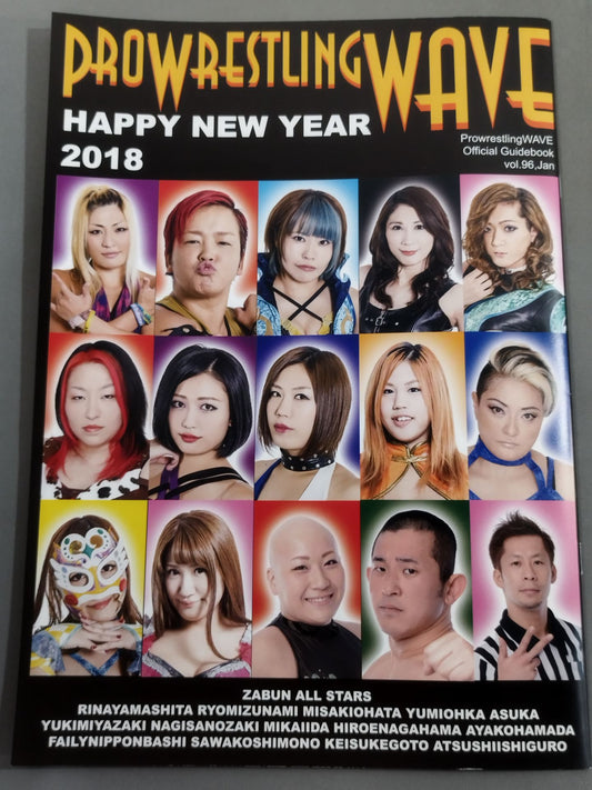 Pro-wrestling  WAVE Official Brochure vol.96