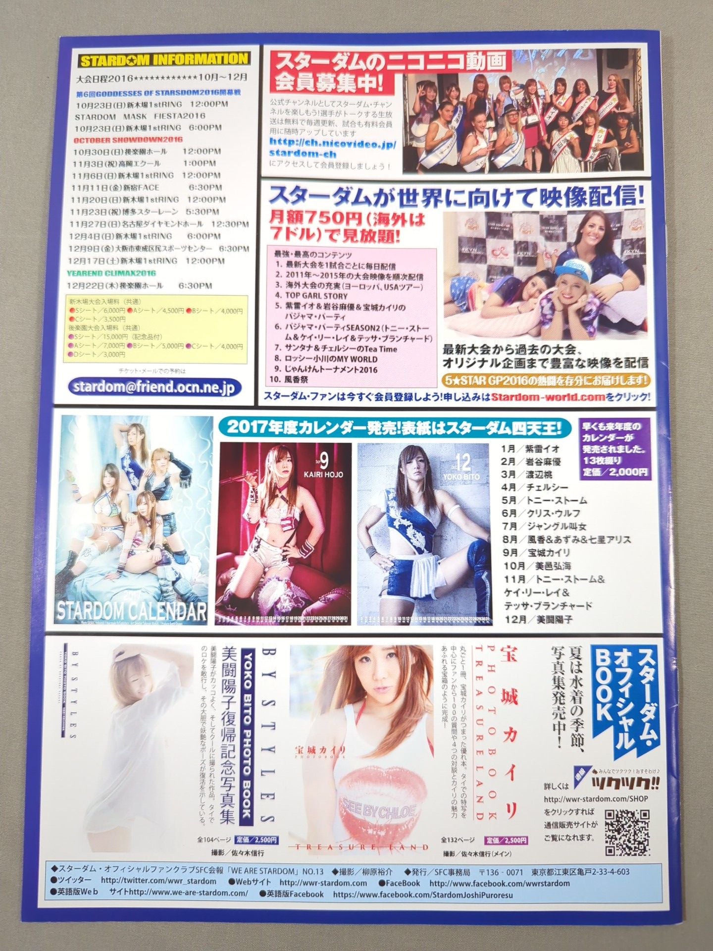 WE ARE STARDOM SFC会報No.13