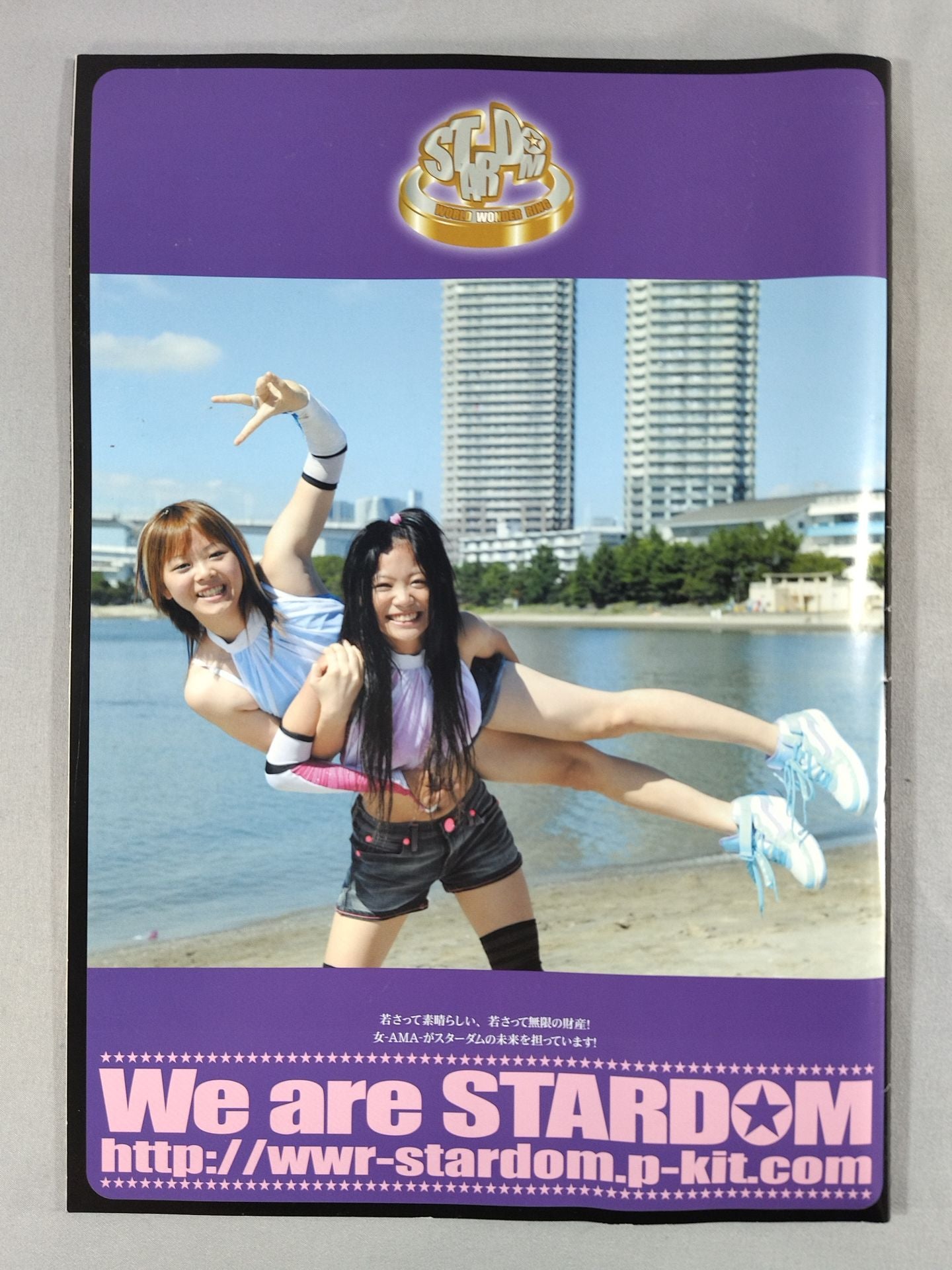 [4 fighters hand signed autograph 】STARDOM OFFICIAL GUIDE BOOK Vol.7