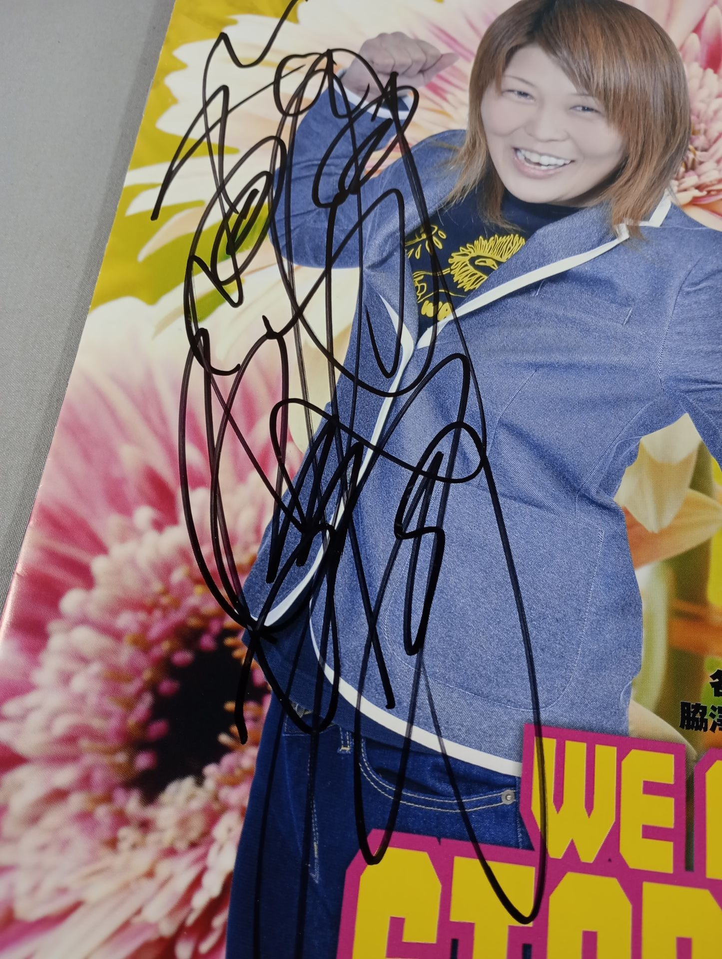 【Miho Wakizawa hand signed autograph 】WE ARE STARDOM SFC Bulletin No.7