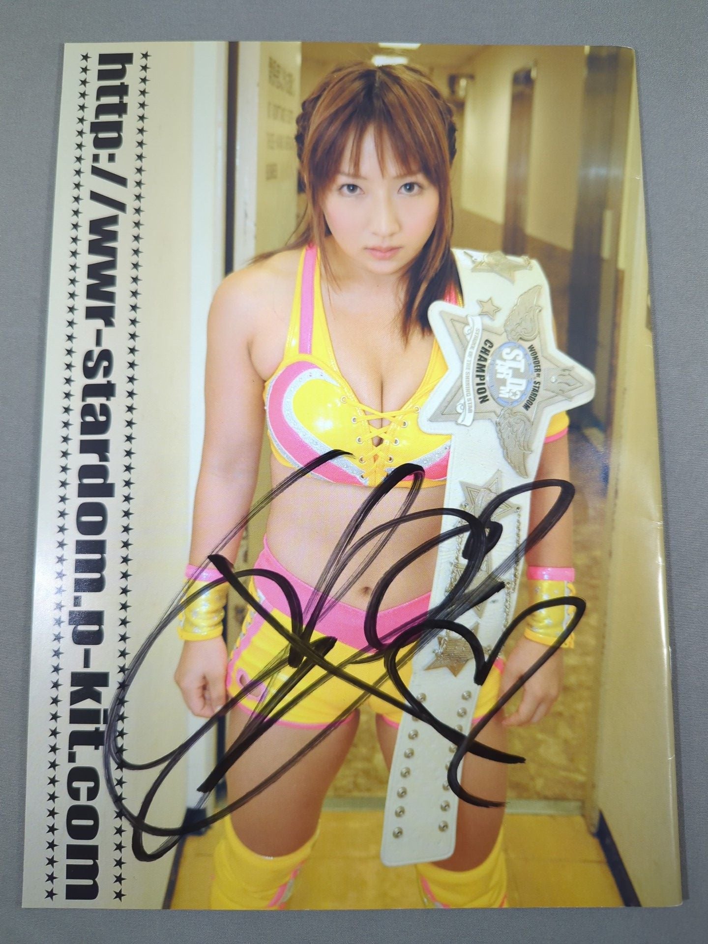 [2 fighters hand signed autograph 】TARDOM OFFICIAL GUIDE BOOK Vol.21