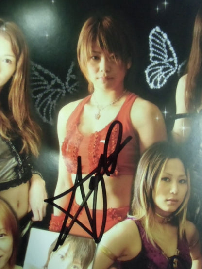 [Ayumi Kurihara  hand signed autograph 】RING STARS SPRING CARNIVAL