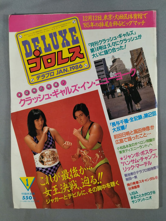 Deluxe Pro Wrestling January 1986 issue