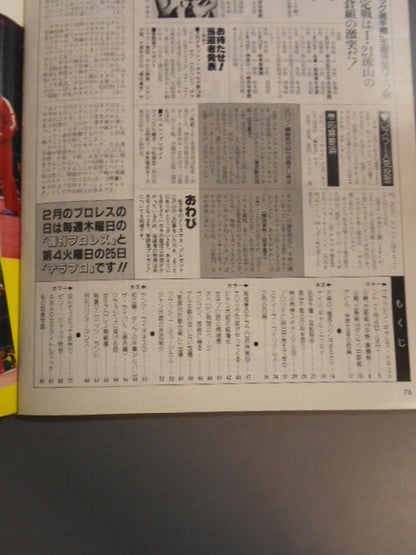 デラックスプロレス 1986年3月号