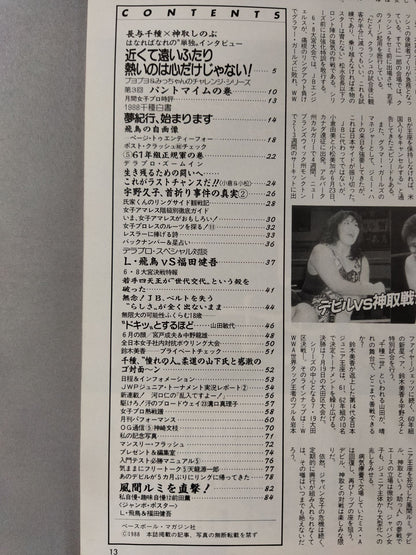 デラックスプロレス 1988年08月号