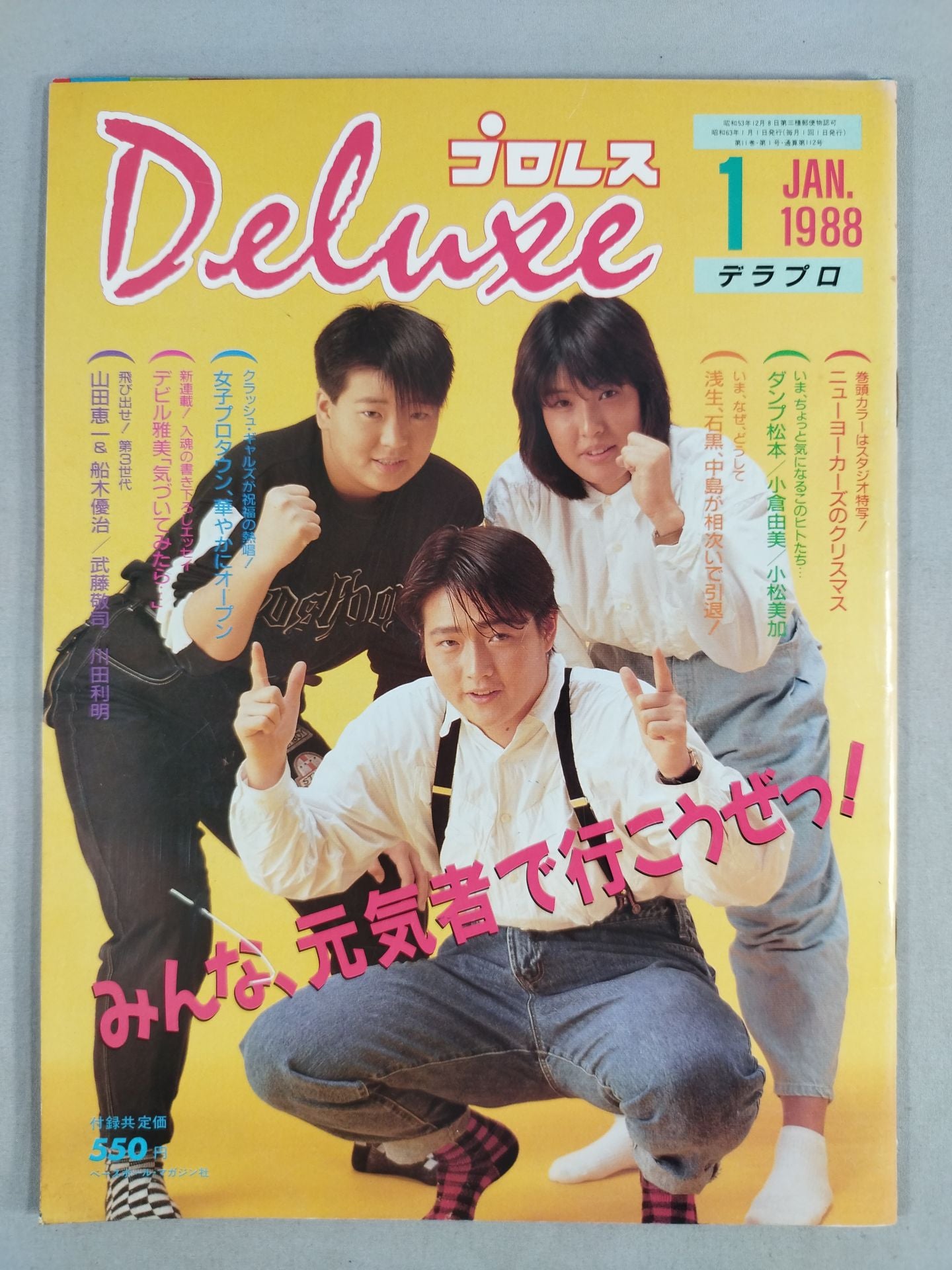 デラックスプロレス 1988年01月号