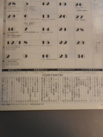 デラックスプロレス 1988年01月号