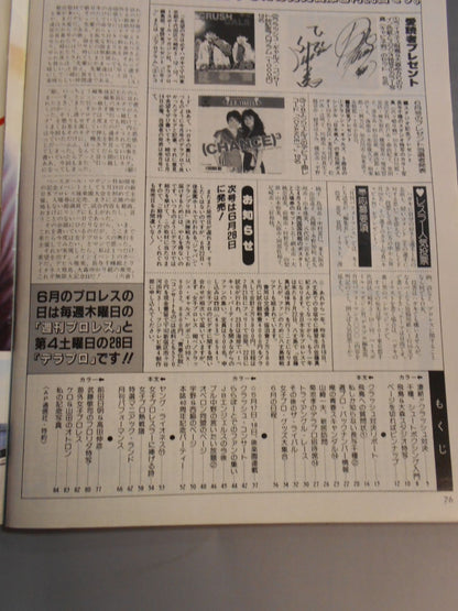 Deluxe Pro Wrestling July 1986