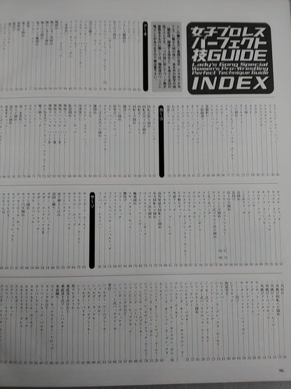 レディースゴング スペシャル パーフェクト技GUIDE