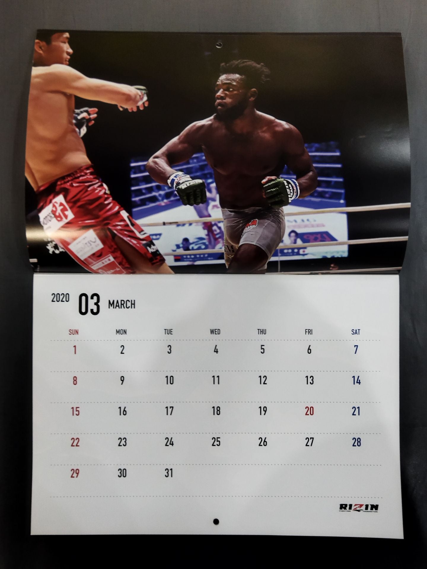 RIZIN 2020-2021 Calendar