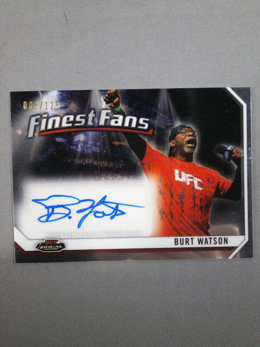 2013 UFC topps バート・ワトソン 公式サインカード