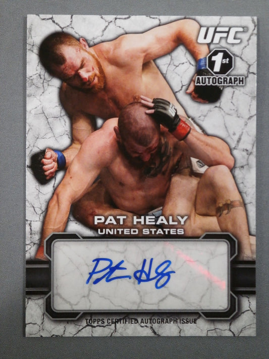 2013 UFC topps パット・ヒーリー 公式サインカード