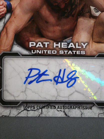 2013 UFC topps パット・ヒーリー 公式サインカード