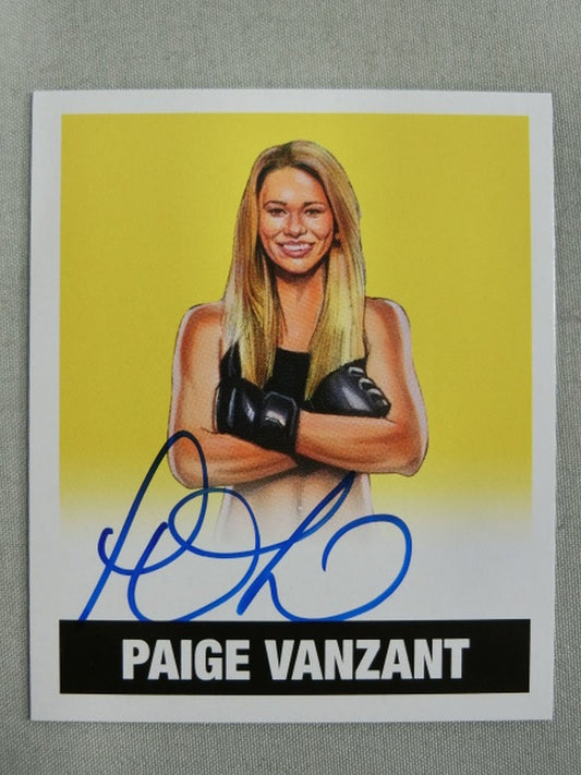 ★2016 LEAF ORIGINALS MMA Paige★ Van Zandt autographed card