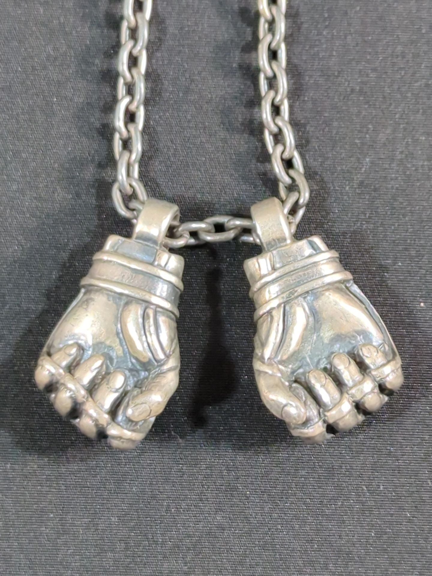 ★PRIDE×Karshr★ Gloves Silver Necklace