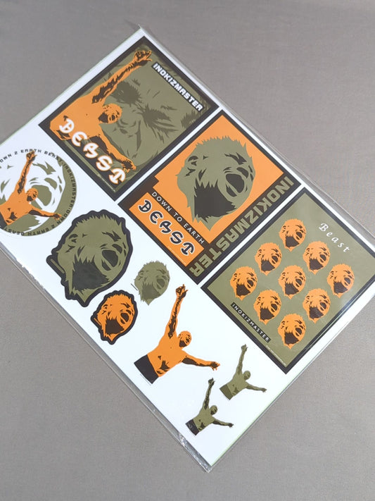 藤田和之「INOKIZMASTER・BEAST」ステッカー