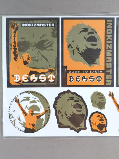 藤田和之「INOKIZMASTER・BEAST」ステッカー