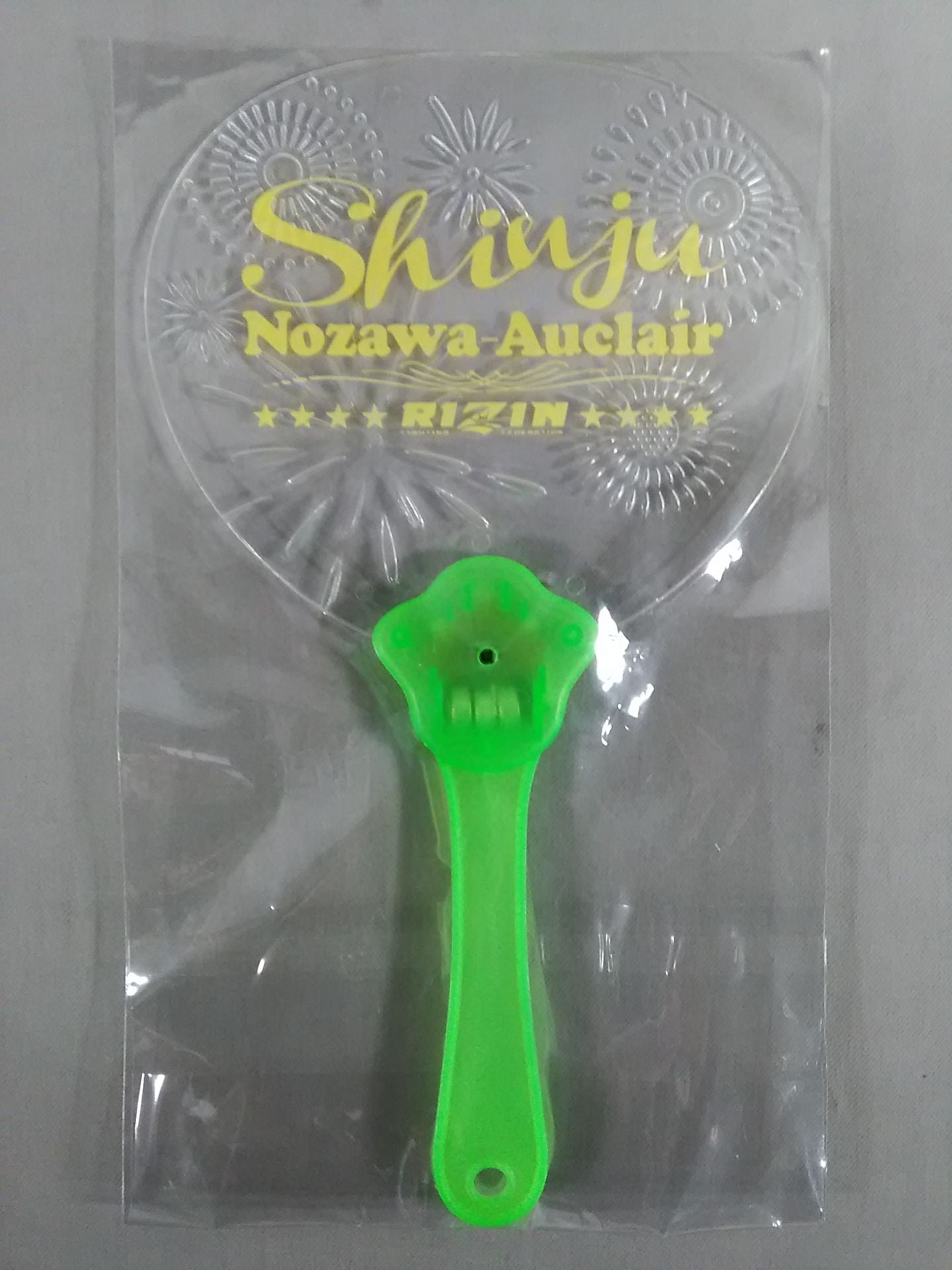 RIZIN Pearl Nozawa Eau Claire Shining Uchiwa (paper fan)