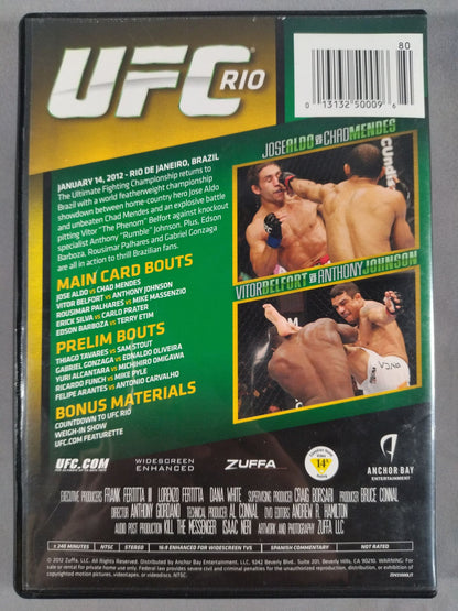 UFC RIO JOSE ALDO vs CHAD MENDES