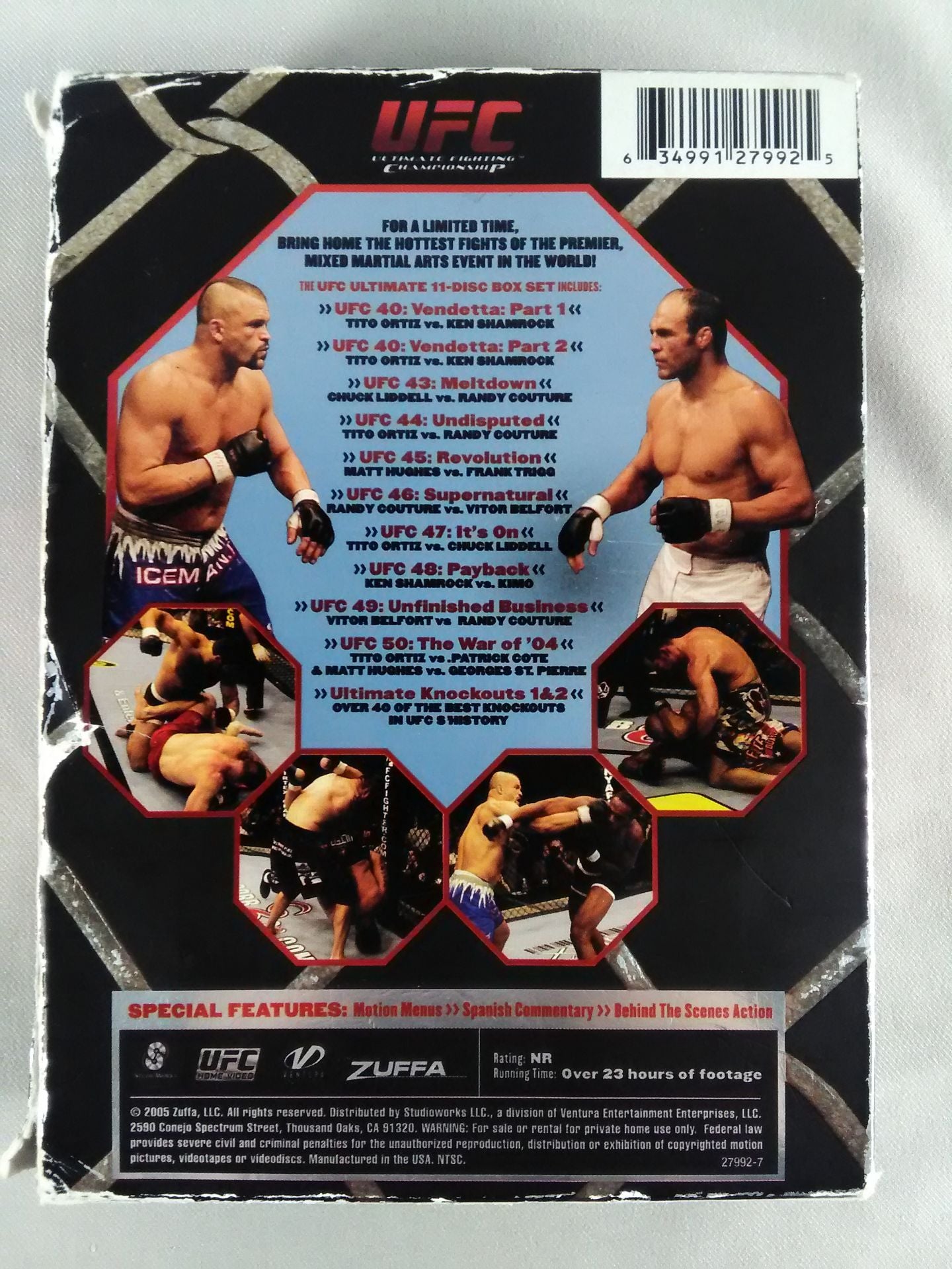 UFC THE ULTIMATE DVD COLLECTION