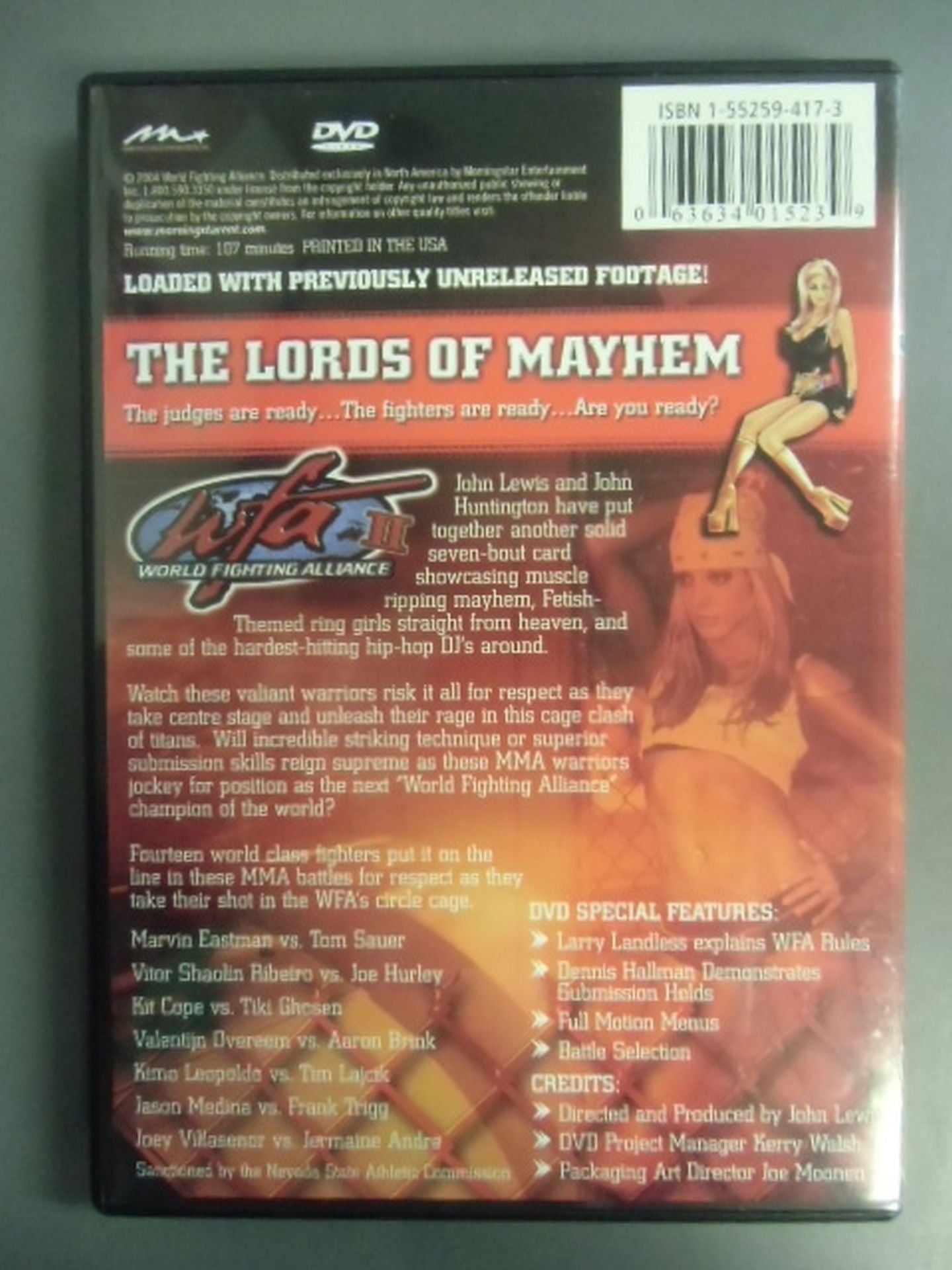 WFA Ⅱ THE LORDS OF MAYHEM