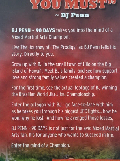 BJ PENN 90 DAYS