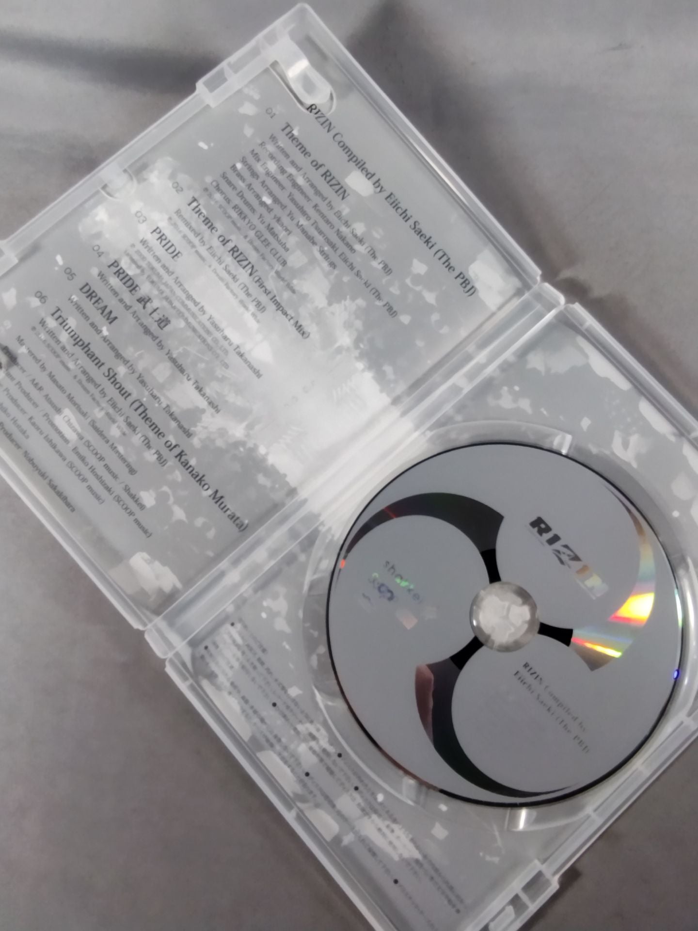 RIZIN compiled by Eiichi Saeki(The PBJ)