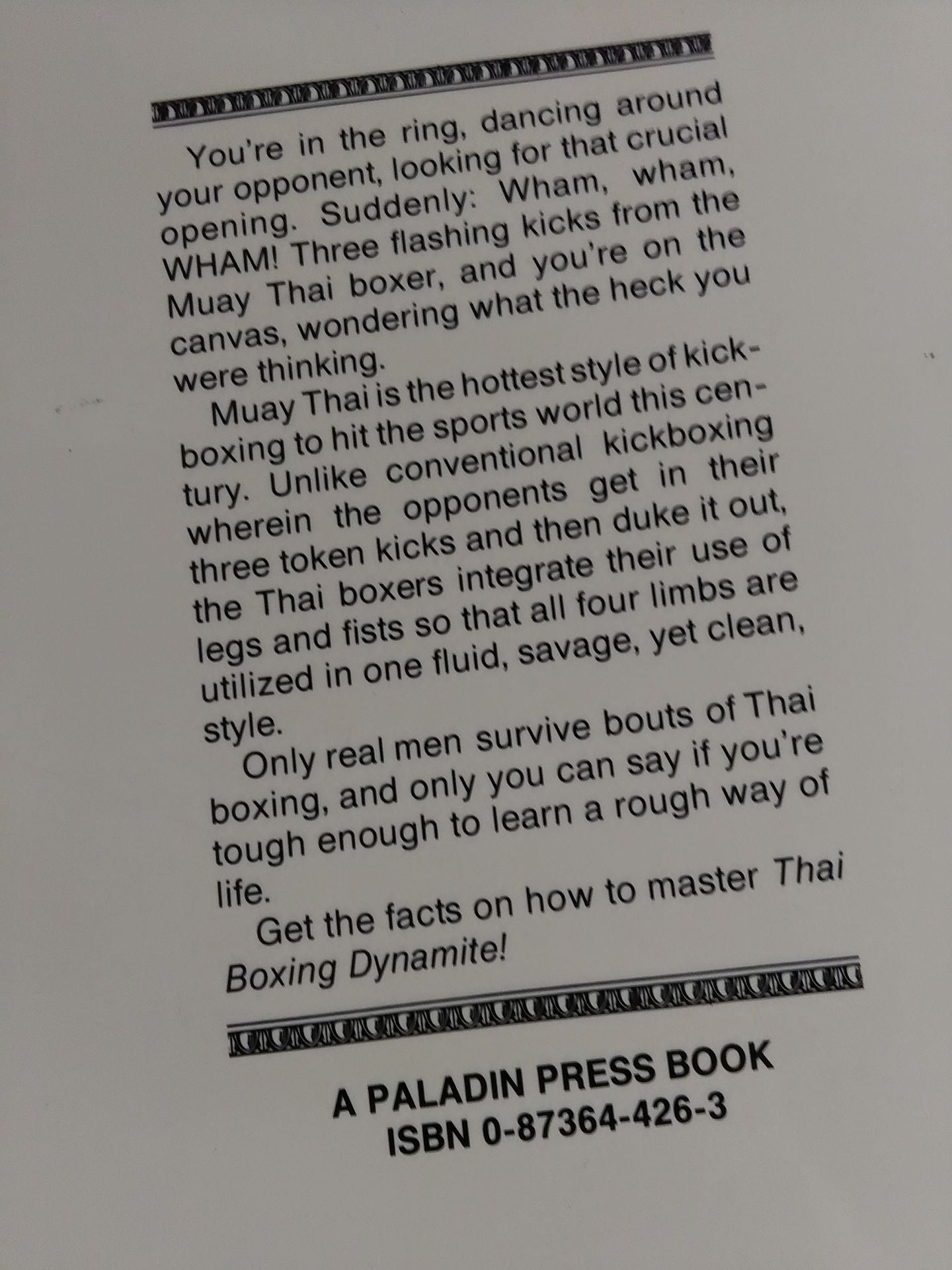 THAI BOXING DYNAMITE