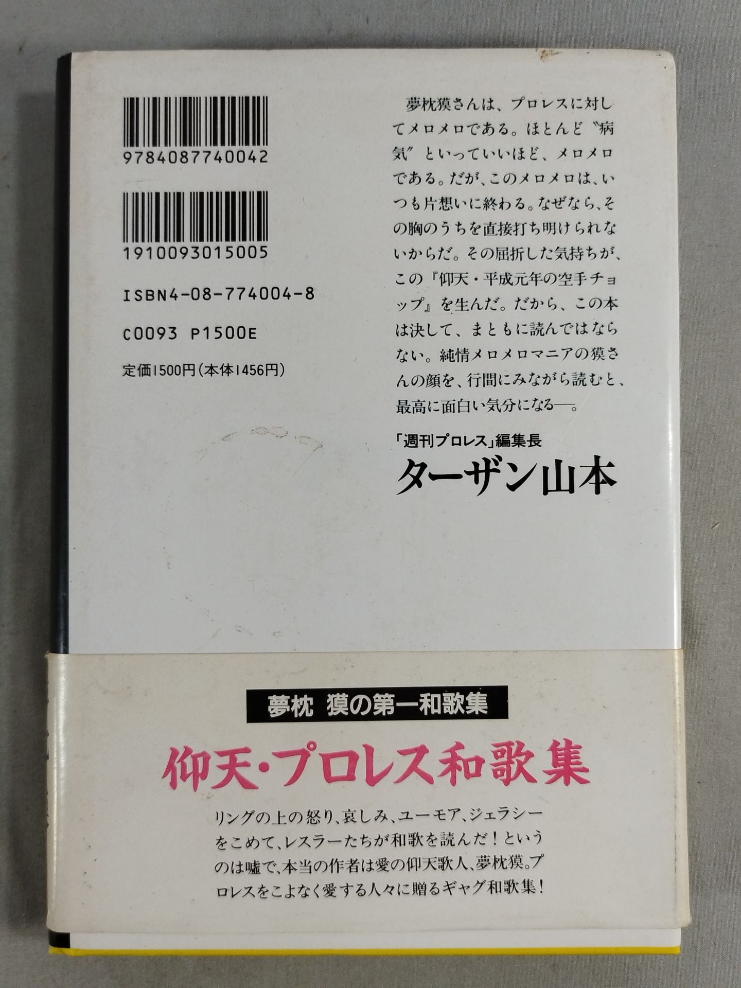 仰天・平成元年の空手チョップ
