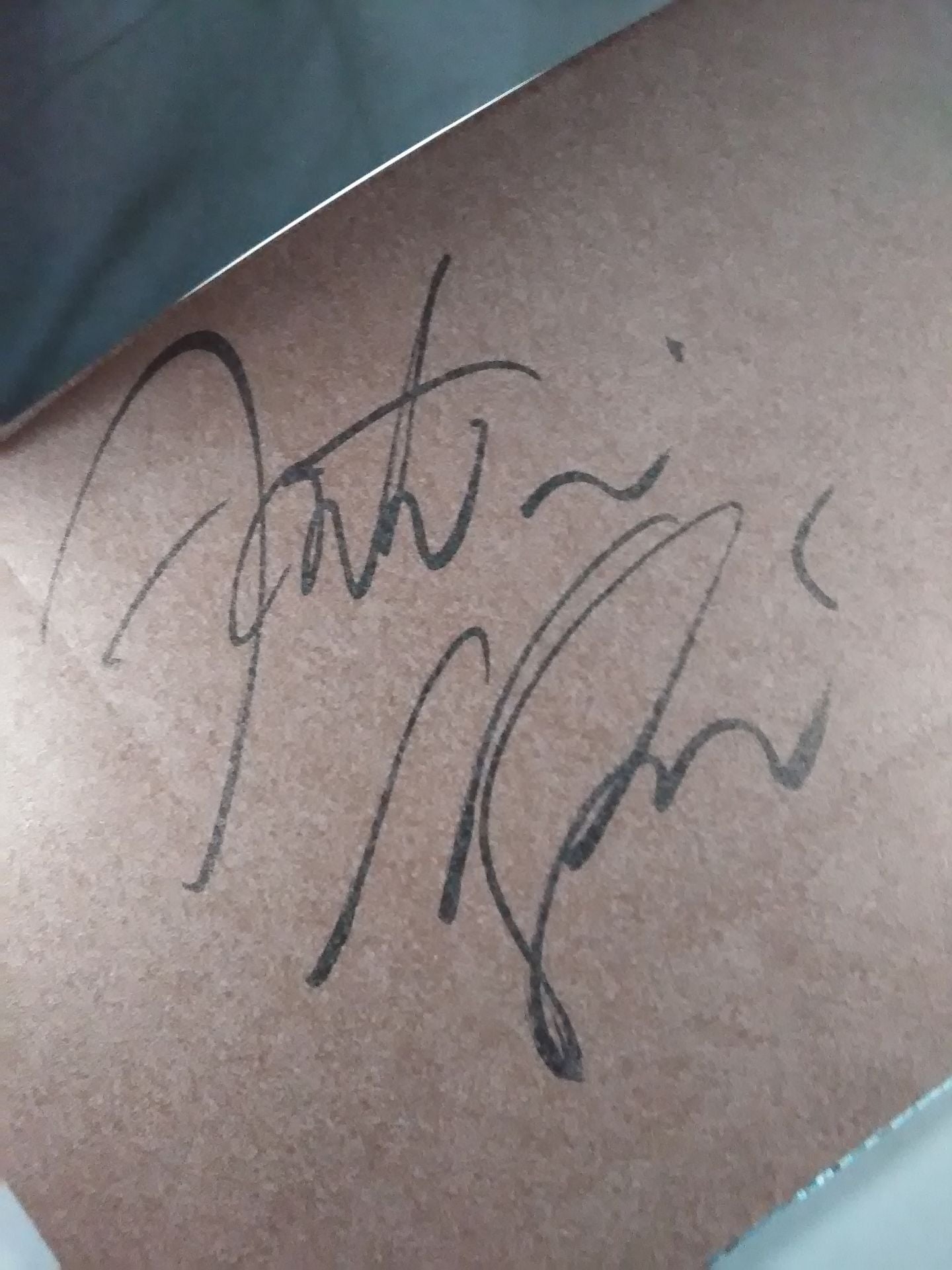 [2 fighters hand signed autograph Brazilizm