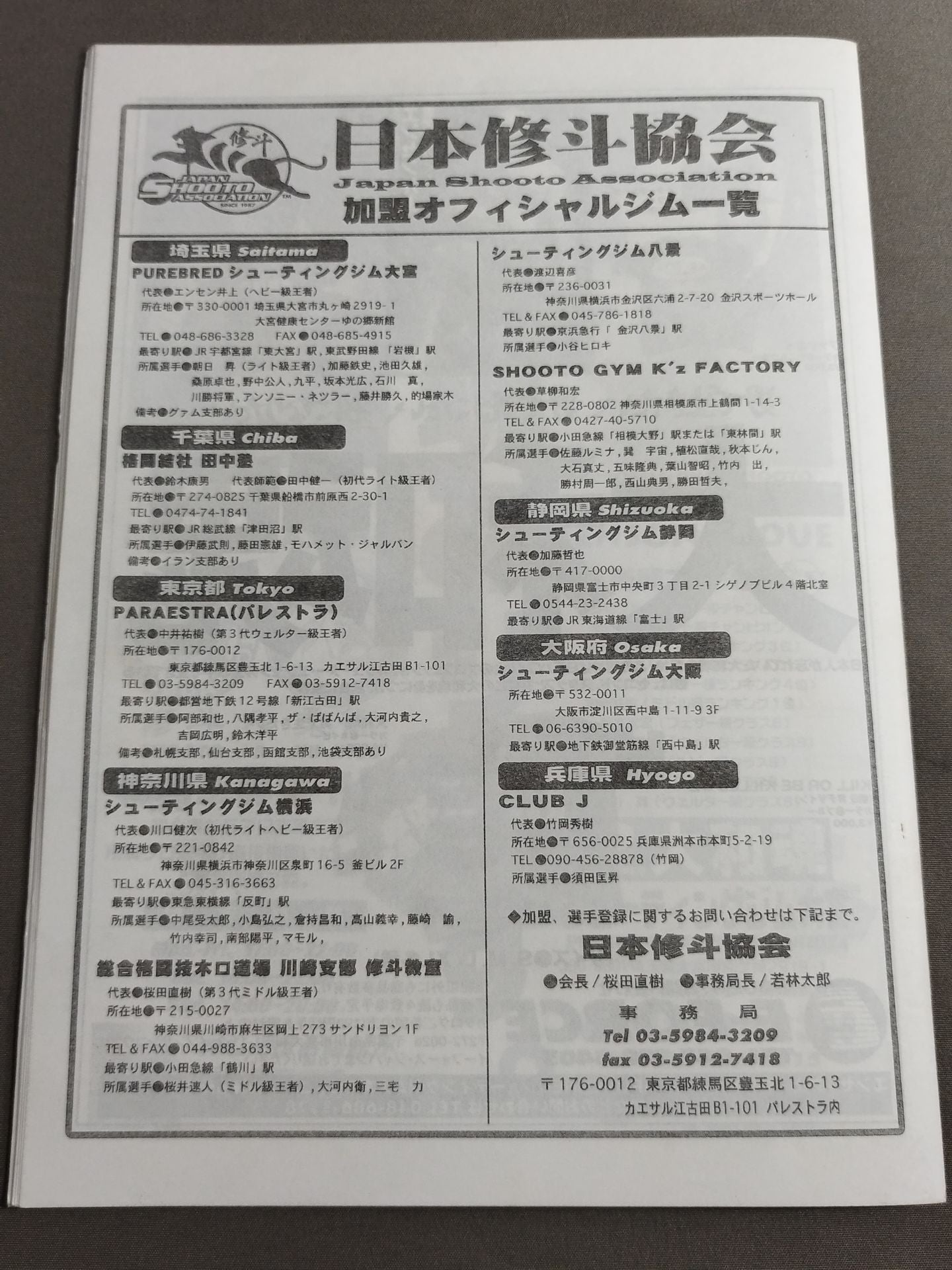 第6回アマチュア修斗選手権大会